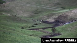 Учак кулап түшкөн жер