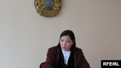 Венера Тохтарбаева, судья Медеуского районнного суда. Алматы,16 марта 2009  года.