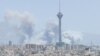 Israeli airstrike on Tehran on the morning of Monday, June 23, 2025.