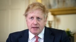 Борис Жонсон айыккандан кийин дарыгерлерге ыраазылык билдирип жаткан учур. 12-апрель, 2020-жыл.