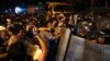 Armenia - Opposition protesters attack riot police in Yerevan, 20Jul2016.