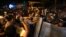 Armenia - Opposition protesters attack riot police in Yerevan, 20Jul2016.