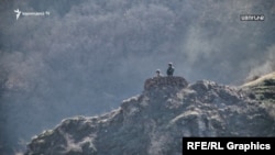 Ադրբեջանցի սահմանապահներ Հայաստանի Սյունիքի մարզի հետ սահմանին, արխիվ