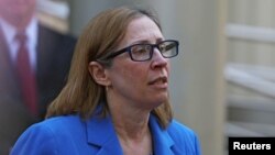 Ռուսաստանում ԱՄՆ դեսպան Լին Թրեյսին, արխիվ, Մոսկվա: 