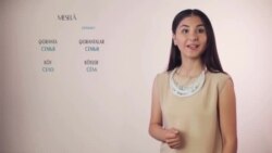 «Elifbe» video dersleri. İsimlerniñ çoqluq yalğaması.