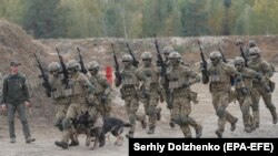 Національна гвардія України на навчаннях, архівне фото