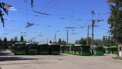 У Харкові третина трамваїв і тролейбусів не вийшли на маршрути (відео)