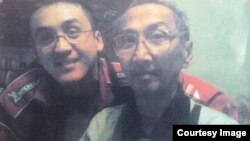 Даулетмурат Тажимуратов с отцом Мырзамуратом Тажимуратовым