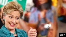 هیلاری کلینتون گفته بود که در صورت حمله اتمی ایران به اسرائیل، ایران را «محو» می کند(عکس:AFP)