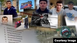 Коллаж. Погибшие на войне в Украине выходцы из Кыргызстана. 