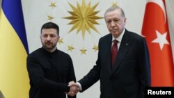 Зустріч президентів Туреччини Реджепа Ердогана (п) та України Володимира Зеленського, архівне фото