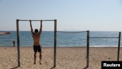 Plaža u Grčkoj, ilustracija