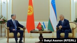Алмазбек Атамбаев менен Ислам Каримов. Ташкент