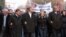Armenia -- Senior members of the Armenian National Congress lead an opposition march in Yerevan.
