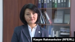 Аида Карабаева, Улуттук банктын расмий өкүлү.