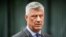 Kosovar President Hashim Thaci 