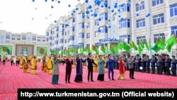 Кадр из программы государственного телевидения Туркменистана