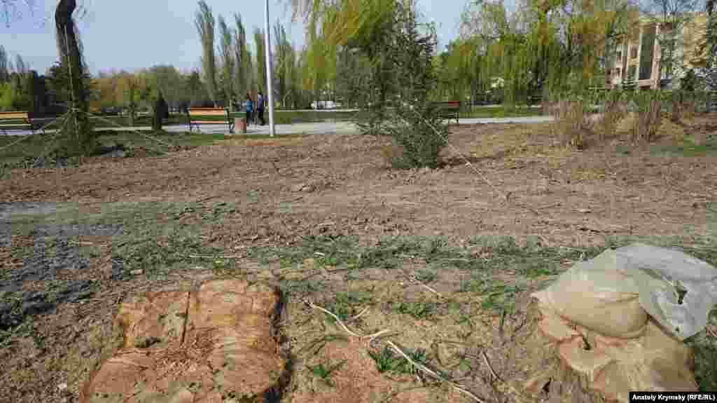 Gagarin parkındaki pıçılğan eski selbiler yerine yañı telekler saçıldı