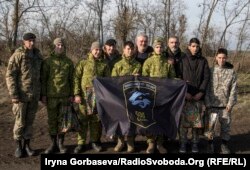 Общее фото после посвящения в морпехи