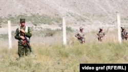 Кыргызско-узбекская граница. Араванский район.