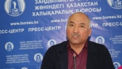 "Лайықты еңбек" тәуелсіз кәсіподақ ұйымы мен отын-энергетика кешенінің салалық кәсіподағының бұрынғы төрағасы Ерлан Балтабай. Алматы, 3 қазан 2019 жыл.