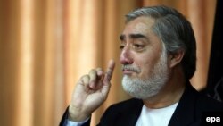 Кандидат в президенты Афганистана Абдулла Абдулла.