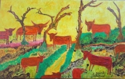 Картина «Червоні корови»