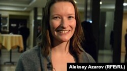 Продюсер театра «Гекко» Розалин Винн. Алматы, 5 февраля 2016 года.