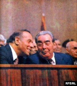 Heydər Əliyev və sovet lideri Leonid Brejnev