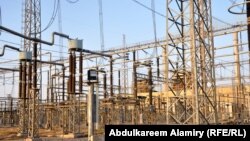 یک ایستگاه انتقال برق در عراق
