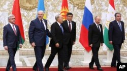 Главы государств-членов ОДКБ в Минске 