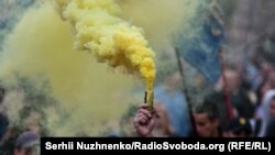 Під час минулорічної акції до Дня захисника України в Києві