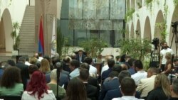 Երևանի ավագանու նոր նստաշրջանի բացումը՝ քաղաքապետարանի նախասրահում. դահլիճը վերանորոգվում է