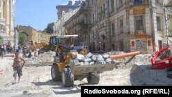 Будівельно-ремонтні роботи на Андріївському узвозі