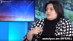 Armenia - Nina Karapetiants, lawyer and human rights activist, is interviewed by Azatutyun TV, Yerevan,23Feb,2020