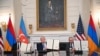ԱՄՆ - ԱՄՆ-Հայաստան-Ադրբեջան եռակողմ հռչակագրի ստորագրումը Սպիտակ տանը, Վաշինգտոն, 8-ը օգոստոսի, 2025թ. 