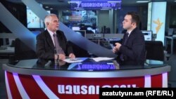 Пётр Свитальский в студии «Азатутюн ТВ», Ереван, 17 января 2017 г․       