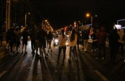 Протести в Мінську вночі проти 13 серпня