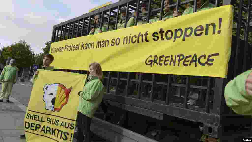 Акция протеста в Гамбурге