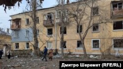 Наслідки російських ударів по Миколаєву, лютий 2025 року