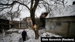 После обстрела в Авдеевке (2 февраля 2017 г.) 