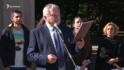 Lvivde Neşirciler Forumında Mıkola Semenanıñ mektübini oqudılar (video)