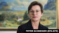 Швейцарська дипломатка, голова Міжнародного комітету Червоного Хреста Мір’яна Сполярич-Еґґер