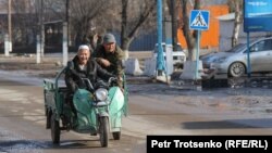 Кордойдун Шор-Төбө кыштагы. Жамбыл облусу, Казакстан. 2021-жылдын 2-февралы.