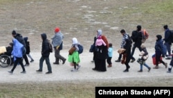 Група мігрантаў у Нямеччыне