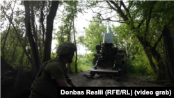 САУ «Богдана» веде вогонь по позиції російських військ у Харківській області