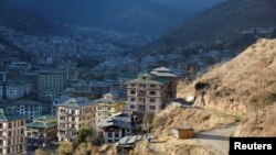 Гималайдагы Бутан падышалыгынын ордо шаары Тхимпху (Thimphu). 2017-жылдын 11-декабры.