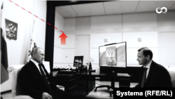 بر اساس اعلام رسمی، مصاحبهٔ ولادیمیر پوتین با سرگئی بریلیوف در «نووو آگاریووو» در حومهٔ مسکو ضبط شده بود. اما موقعیت یک درز روی دیوار آشکار می‌کند که مصاحبه در واقع در «بوچاروف روچه‌یی» در سوچی انجام شده است