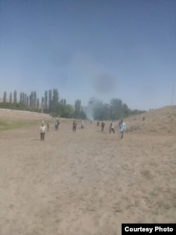 Жители Куммазора на расчистке территории