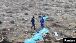 Авиаҳалокат саҳни.